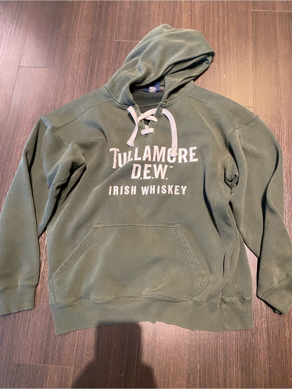Tullamore Dew Michigan State Go Green Go White XL Hoodie Extremely Rare